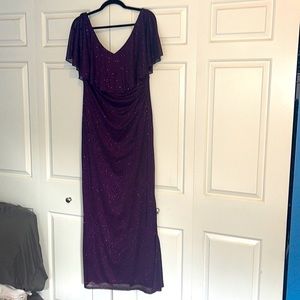 Sparkly Purple Gown Size 10